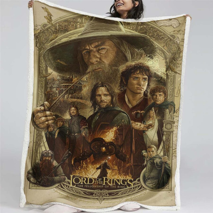 Der Herr der Ringe 09 Decke - Fleecedecke