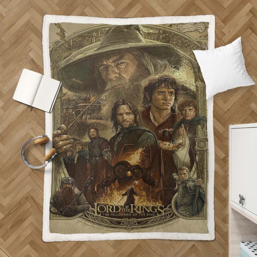 Der Herr der Ringe 09 Decke - Fleecedecke – Bild 3