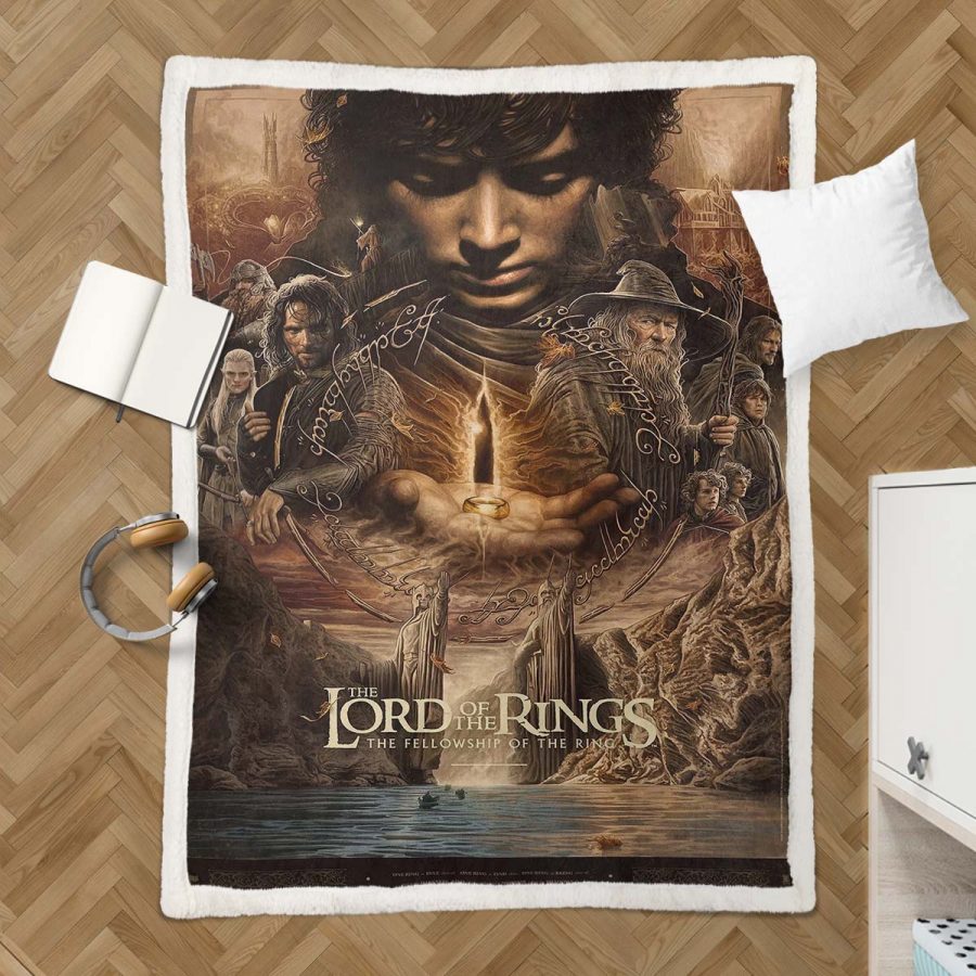 Der Herr der Ringe 10 Decke - Fleecedecke – Bild 3