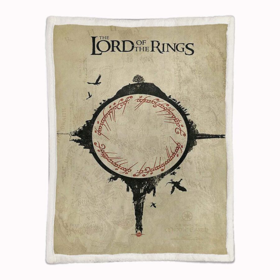 Der Herr der Ringe 11 Decke - Fleecedecke – Bild 2