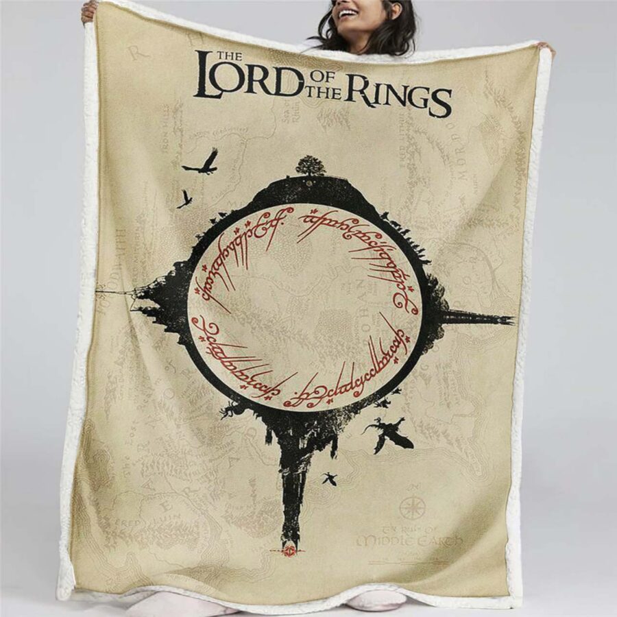 Der Herr der Ringe 11 Decke - Fleecedecke