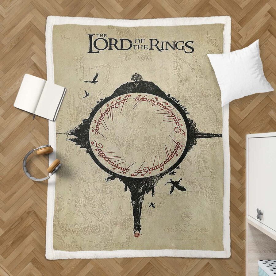 Der Herr der Ringe 11 Decke - Fleecedecke – Bild 3