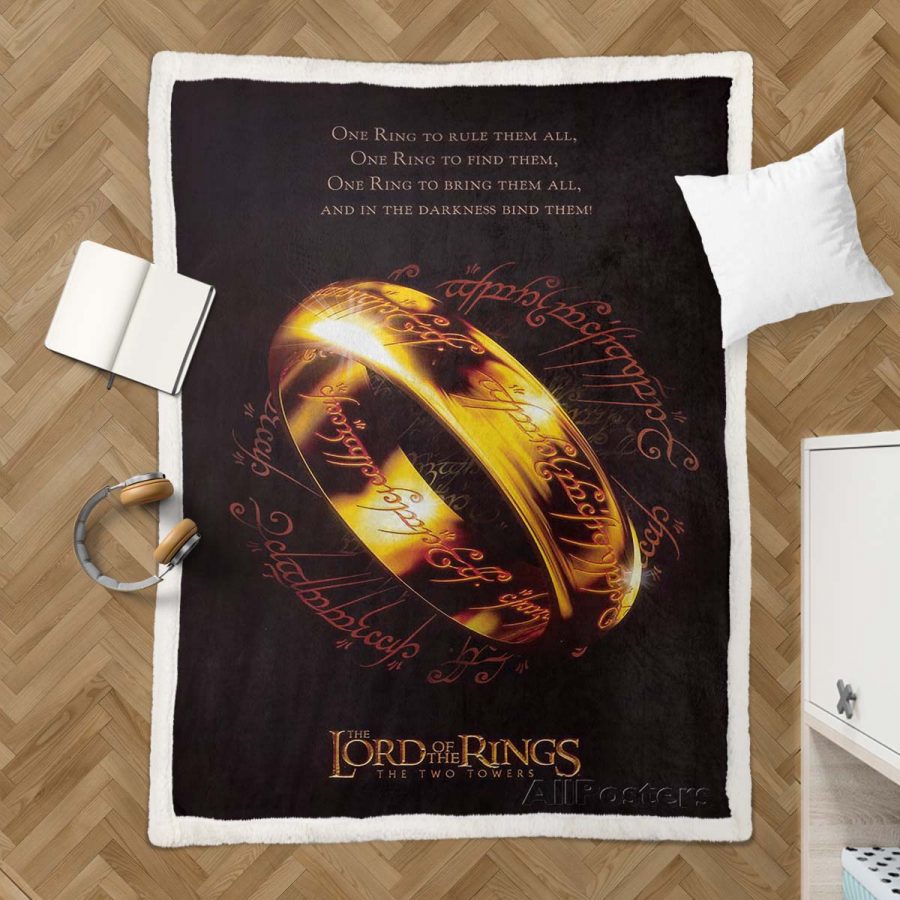 Der Herr der Ringe 12 Decke - Fleecedecke – Bild 3