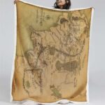 Der Herr der Ringe Karte Decke – Fleecedecke