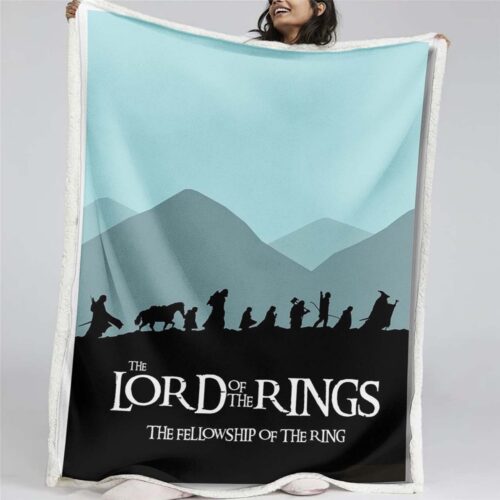 Der Herr der Ringe Die Gefährten 02 Decke - Fleecedecke