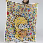 Die Simpsons Alle Charaktere 02 Decke – Fleecedecke
