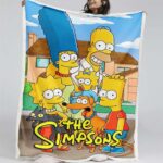 Die Simpsons Alle Charaktere 04 Decke – Fleecedecke