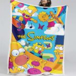 Die Simpsons Alle Charaktere 05 Decke – Fleecedecke