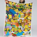 Die Simpsons Alle Charaktere 06 Decke – Fleecedecke