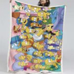 Die Simpsons Alle Charaktere 08 Decke – Fleecedecke