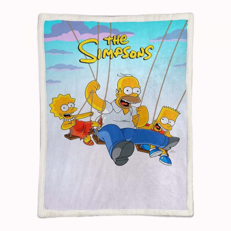 Die Simpsons Alle Charaktere 11 Decke - Fleecedecke – Bild 2