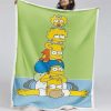 Die Simpsons Alle Charaktere 13 Decke - Fleecedecke