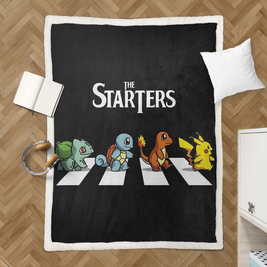 Die Starter Pokemon Pikachu Decke - Fleecedecke – Bild 3