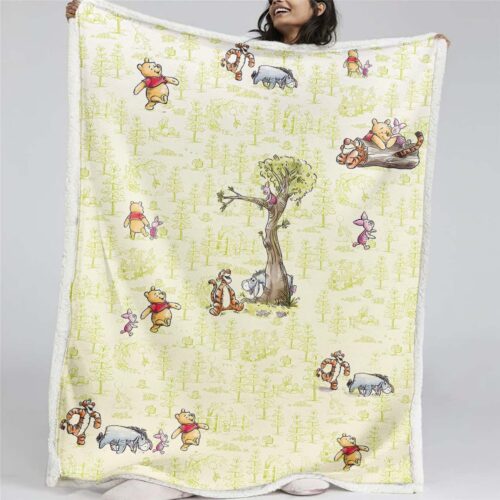 Winnie Pooh 05 Decke - Fleecedecke