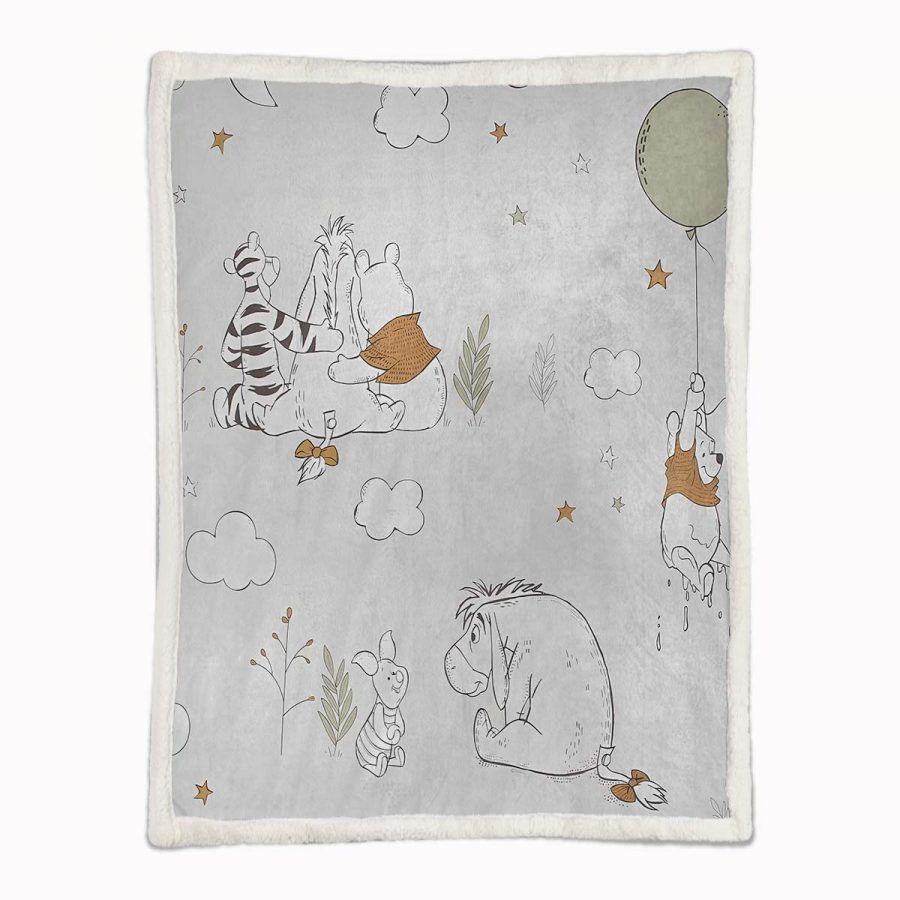 Winnie Pooh 06 Decke - Fleecedecke – Bild 2