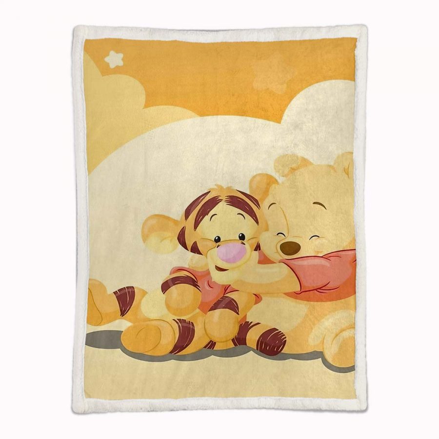 Winnie Pooh 07 Decke - Fleecedecke – Bild 2