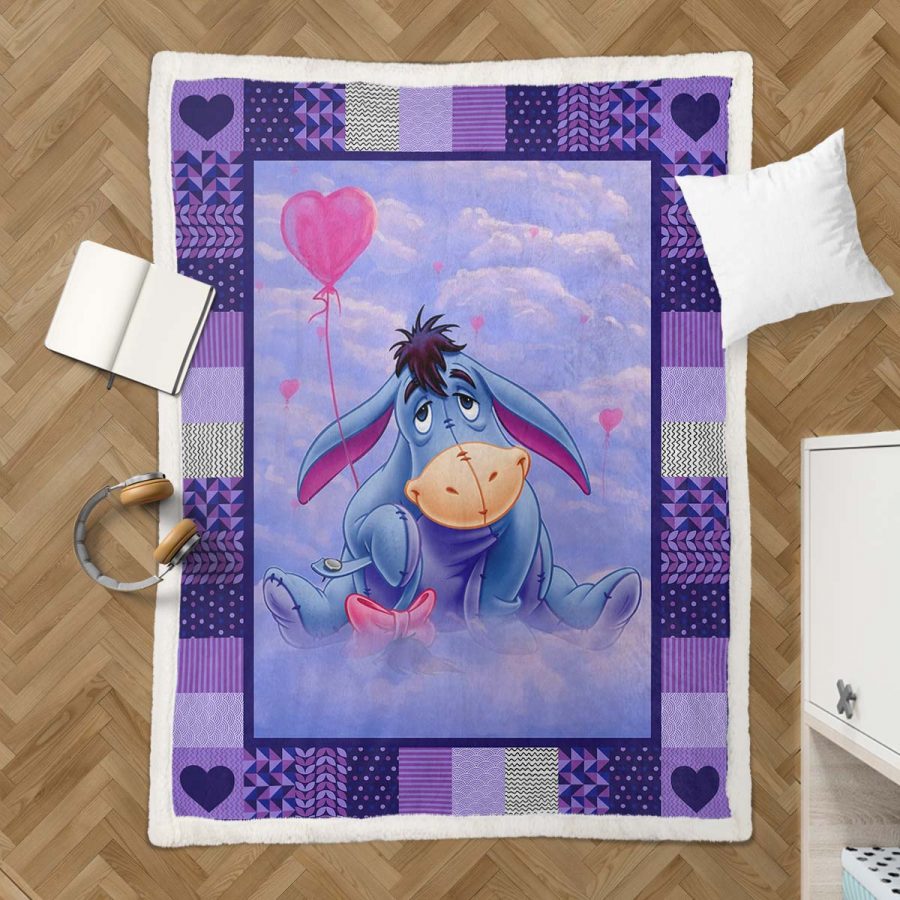 Winnie Pooh 08 Decke - Fleecedecke – Bild 3