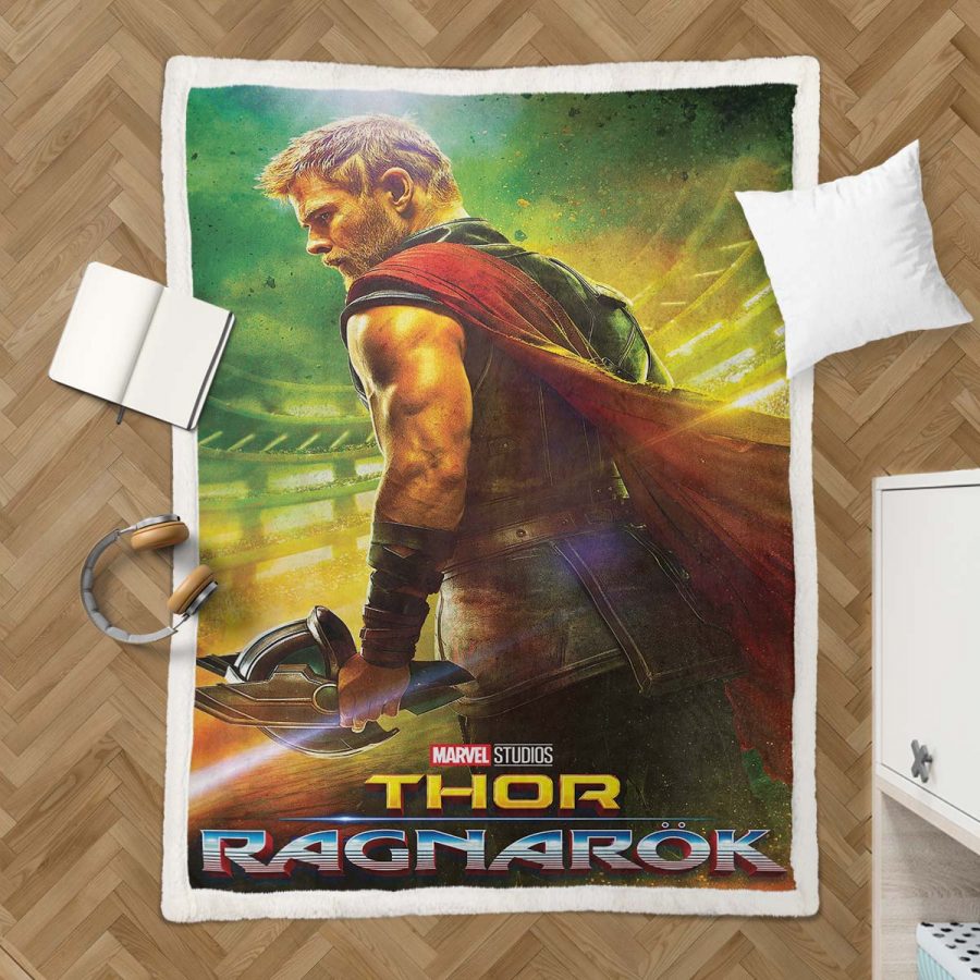 Thor Marvel Avengers 02 Decke - Fleecedecke – Bild 3