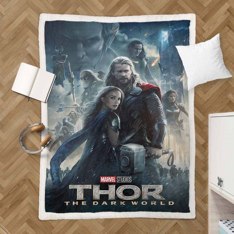 Thor Marvel Avengers Decke - Fleecedecke – Bild 3