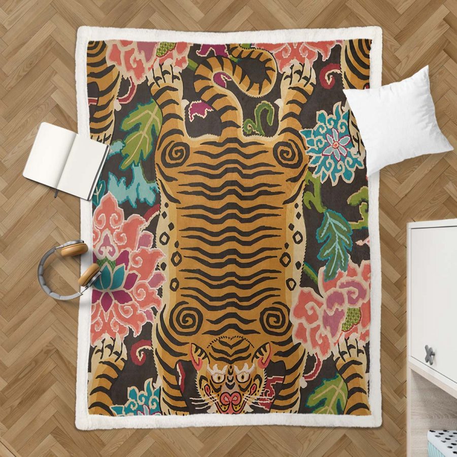 Tiger Trippy 1002 Decke - Fleecedecke – Bild 3