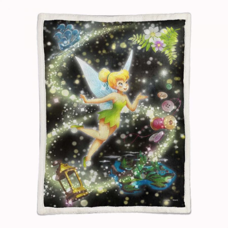 Tinkerbell Prinzessin 01 Decke - Fleecedecke – Bild 2