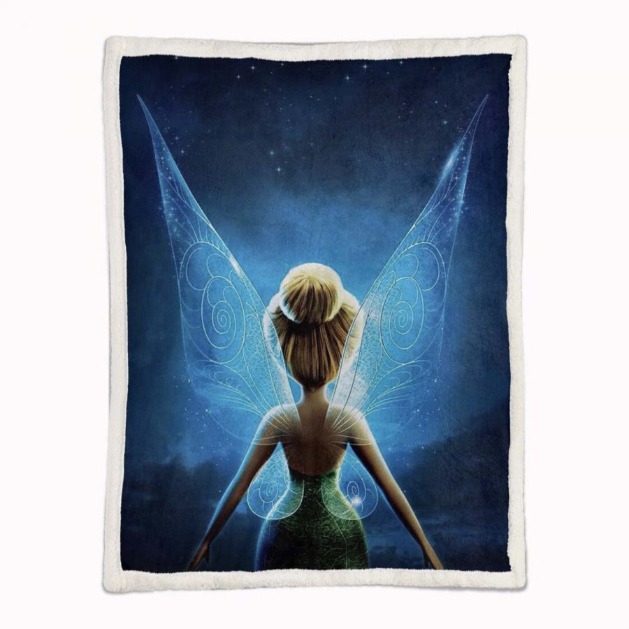 Tinkerbell Prinzessin 02 Decke - Fleecedecke – Bild 2