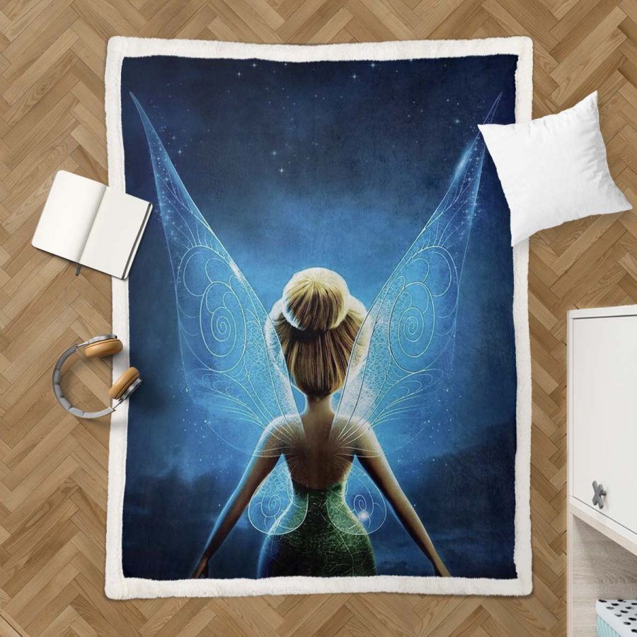 Tinkerbell Prinzessin 02 Decke - Fleecedecke – Bild 3
