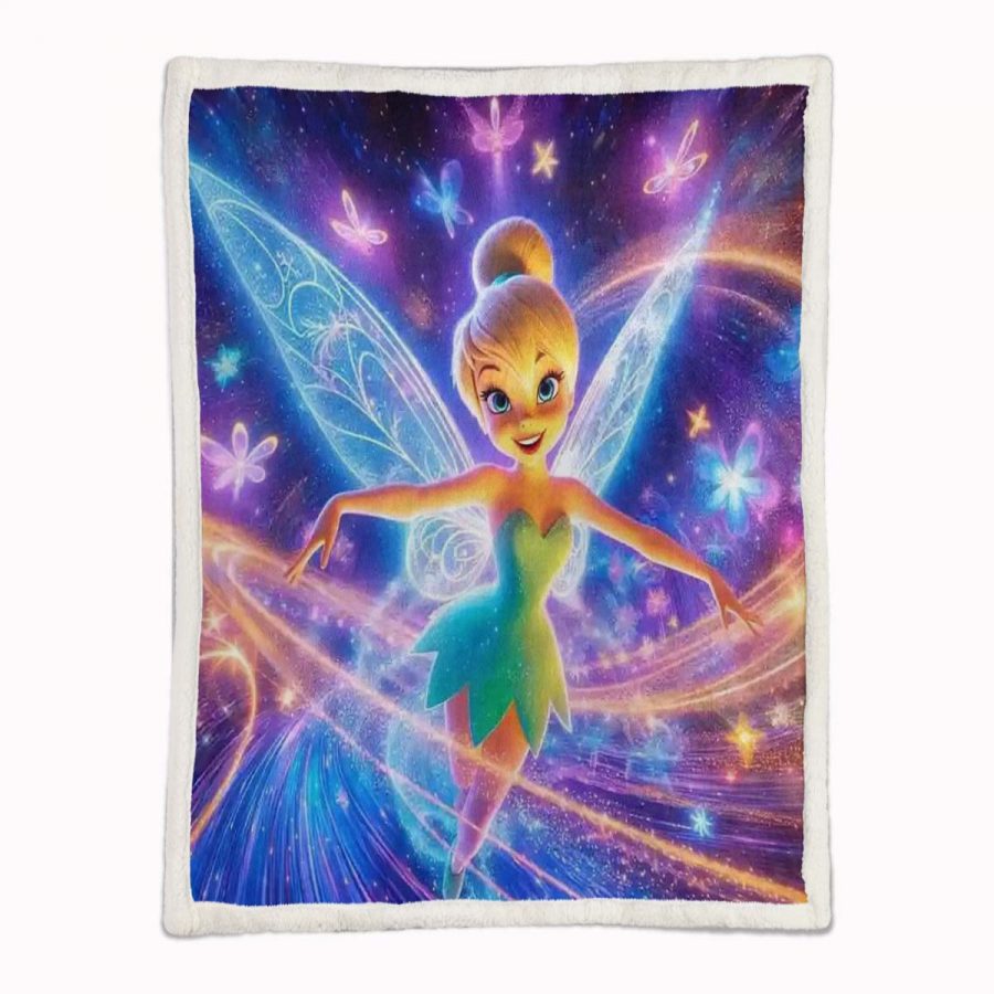 Tinkerbell Prinzessin 03 Decke - Fleecedecke – Bild 2