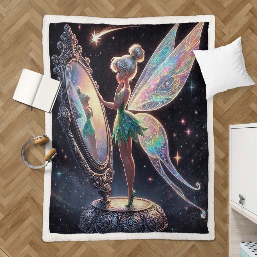 Tinkerbell Prinzessin 04 Decke - Fleecedecke – Bild 3