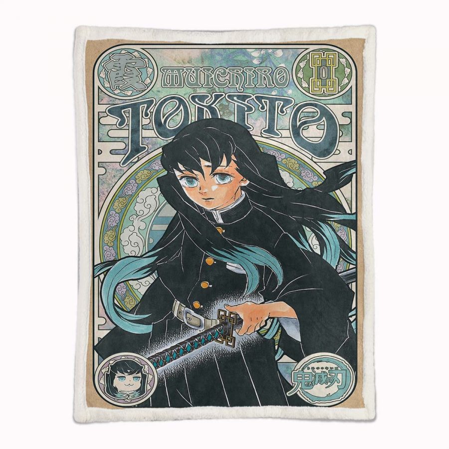 Tokito Demon Slayer Decke - Fleecedecke – Bild 2