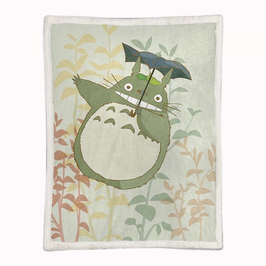 Totoro in Mein Nachbar Totoro 02 Decke - Fleecedecke – Bild 2