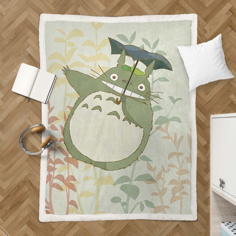 Totoro in Mein Nachbar Totoro 02 Decke - Fleecedecke – Bild 3