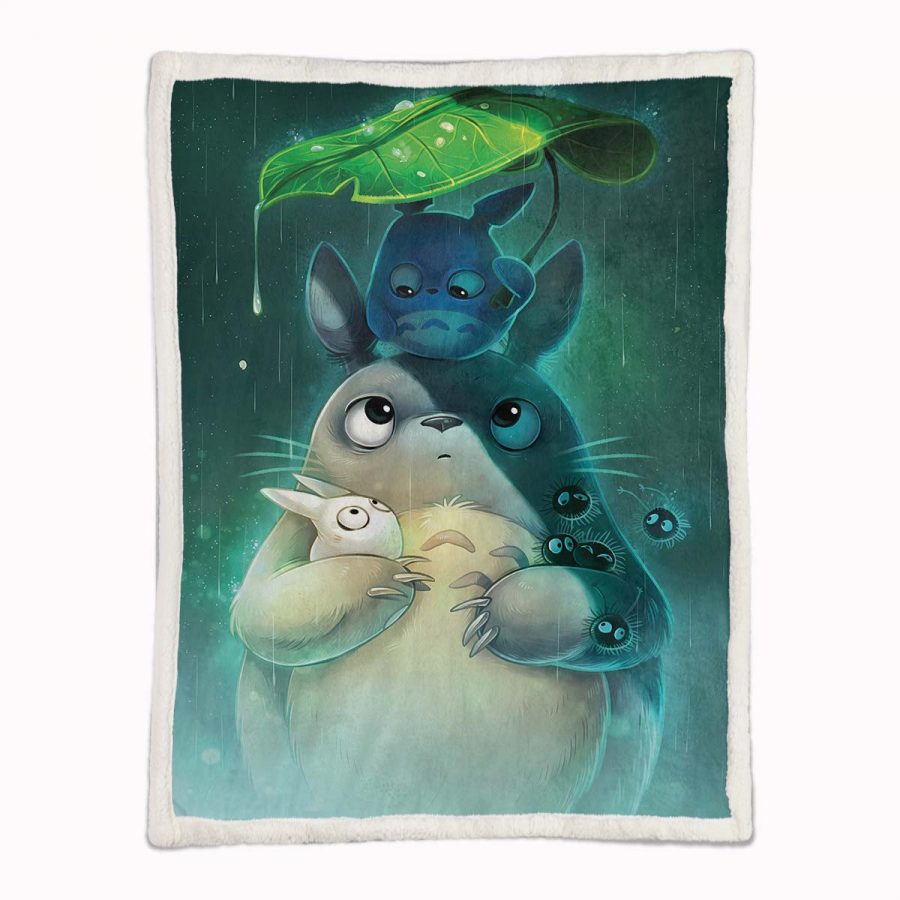Totoro in Mein Nachbar Totoro 03 Decke - Fleecedecke – Bild 2