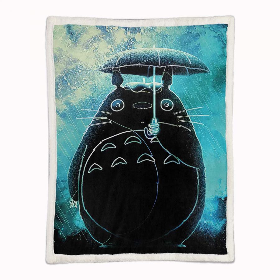 Totoro in Mein Nachbar Totoro Decke - Fleecedecke – Bild 2