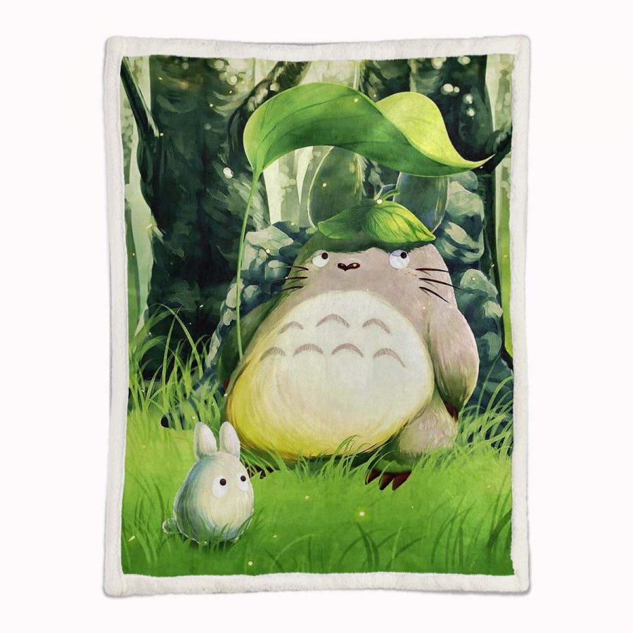 Totoro in Mein Nachbar Totoro 11 Decke - Fleecedecke – Bild 2