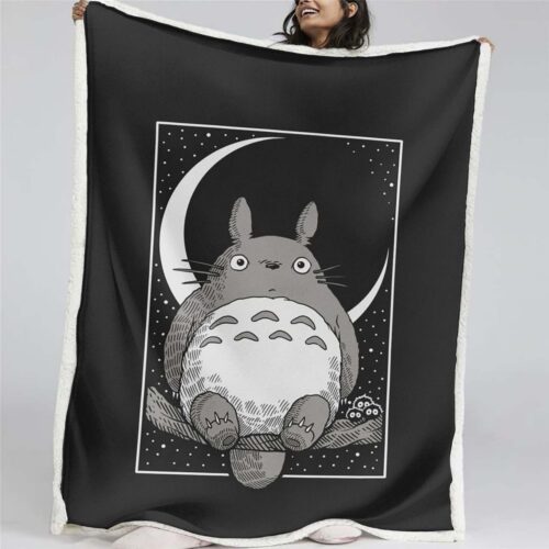 Totoro in Mein Nachbar Totoro 13 Decke - Fleecedecke