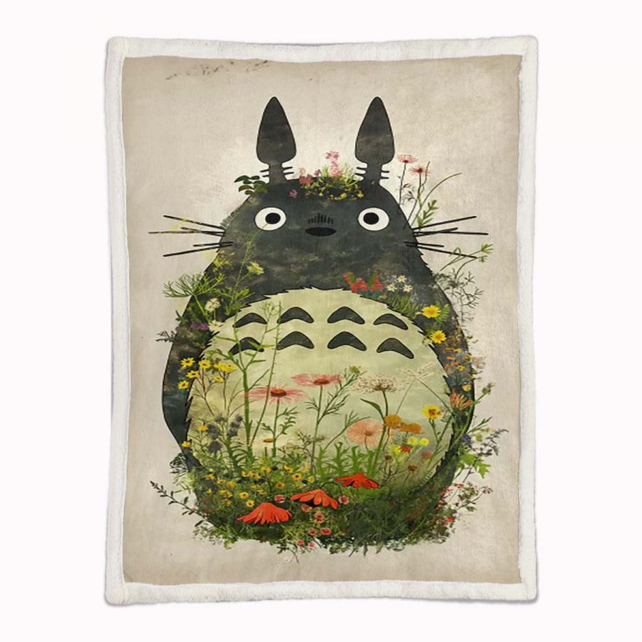 Totoro in Mein Nachbar Totoro 14 Decke - Fleecedecke – Bild 2