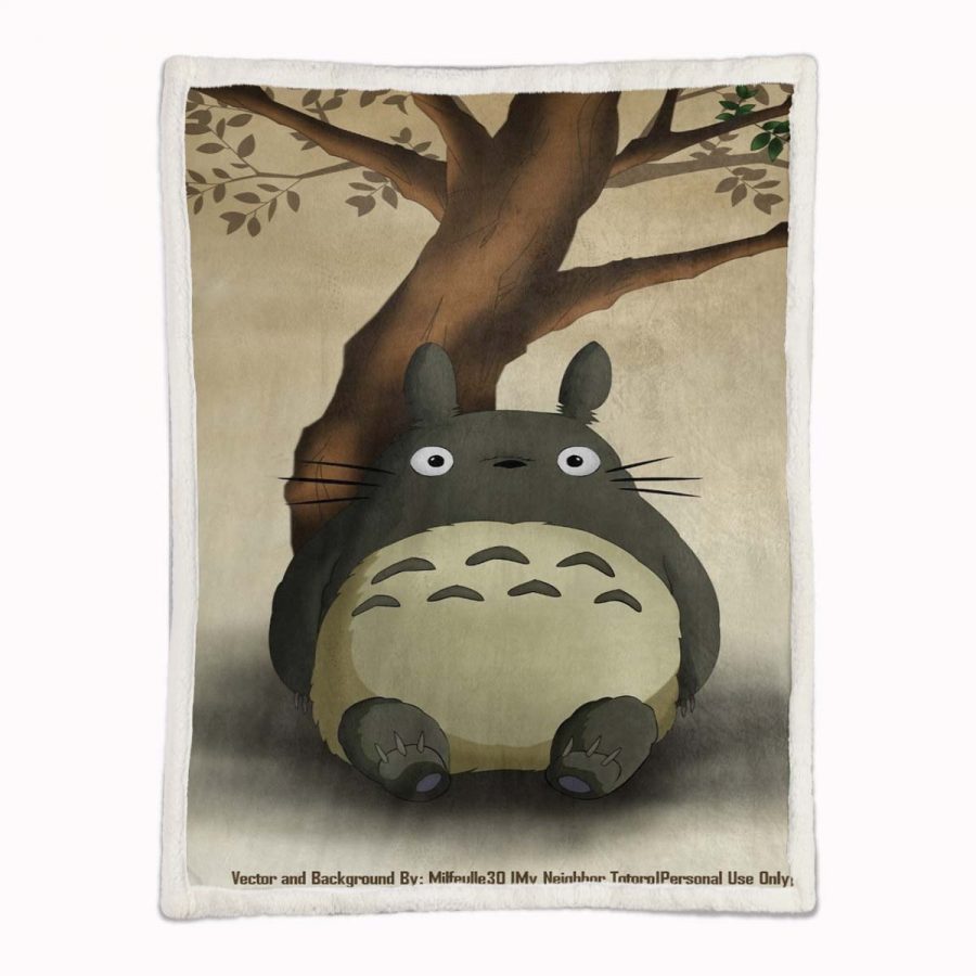 Totoro in Mein Nachbar Totoro 15 Decke - Fleecedecke – Bild 2