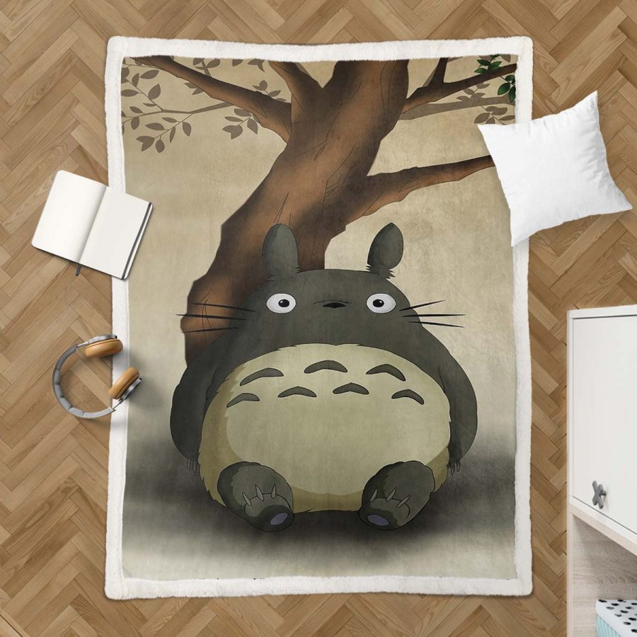 Totoro in Mein Nachbar Totoro 15 Decke - Fleecedecke – Bild 3