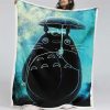 Totoro in Mein Nachbar Totoro Decke - Fleecedecke