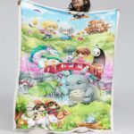 Totoro in Mein Nachbar Totoro und seine Freunde 07 Decke – Fleecedecke