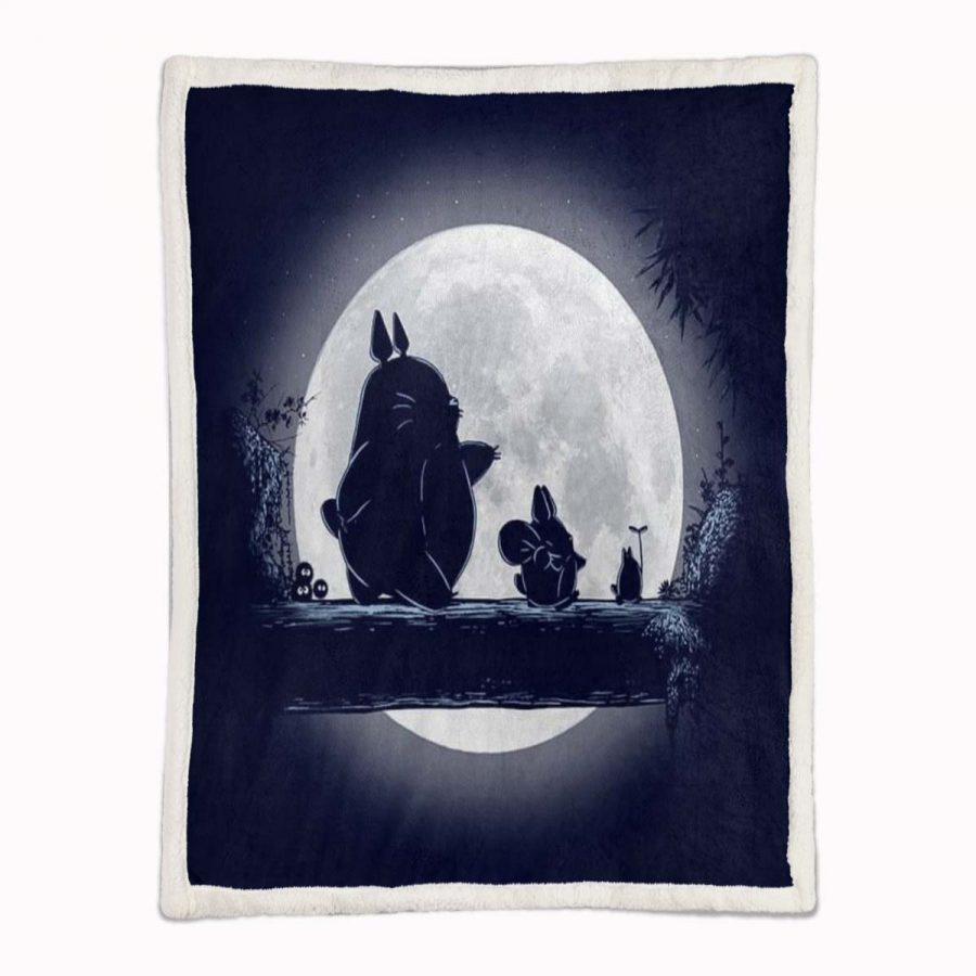 Totoro in Mein Nachbar Totoro und seine Freunde 11 Decke - Fleecedecke – Bild 2