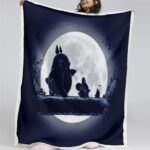 Totoro in Mein Nachbar Totoro und seine Freunde 11 Decke – Fleecedecke