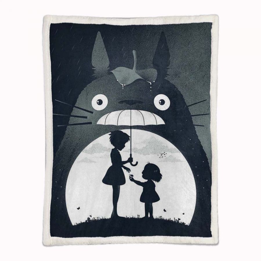 Totoro in Mein Nachbar Totoro und seine Freunde 12 Decke - Fleecedecke – Bild 2