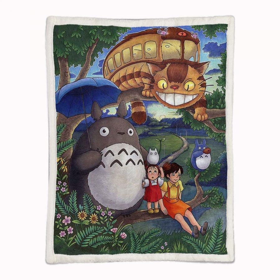 Totoro in Mein Nachbar Totoro und seine Freunde 16 Decke - Fleecedecke – Bild 2