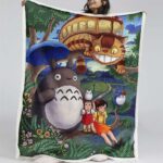 Totoro in Mein Nachbar Totoro und seine Freunde 16 Decke – Fleecedecke