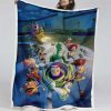 Toy Story Buzz Lightyear Woody Alle Charaktere 01 Decke - Fleecedecke