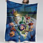 Toy Story Buzz Lightyear Woody Alle Charaktere 01 Decke – Fleecedecke
