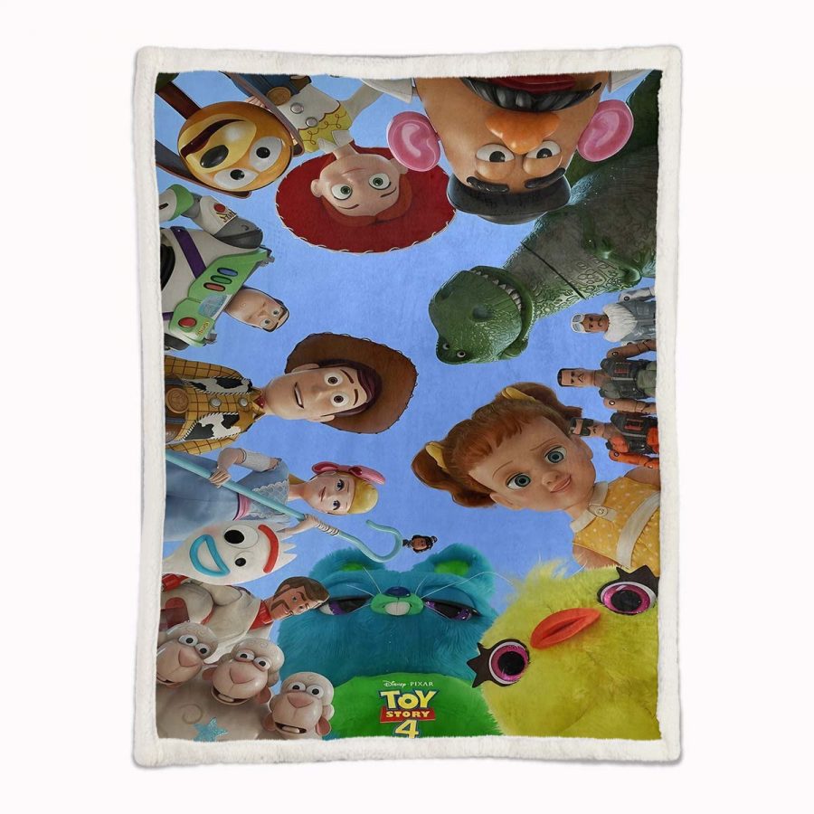 Toy Story Buzz Lightyear Woody Alle Charaktere 03 Decke - Fleecedecke – Bild 2