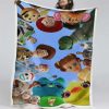 Toy Story Buzz Lightyear Woody Alle Charaktere 03 Decke - Fleecedecke